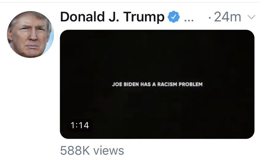 fakedansavage's tweet photo. So is he, like, trying to talk his base into voting for Biden? https://t.co/JkfPbh7ZoL