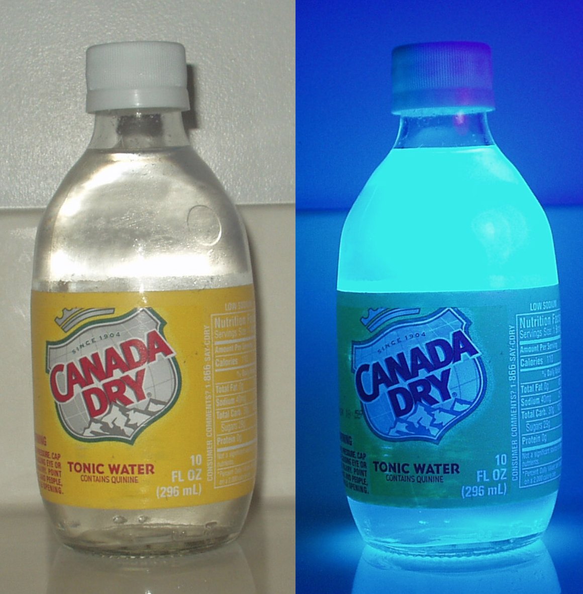 Today, tonic water produced in Japan doesn't have quinine, apparently due to costs and potential side effects, e.g. nausea, from large amounts. That's unfortunate not only because of the loss of taste and fragrance, but it also fluoresces under ultraviolet light, which is cool...