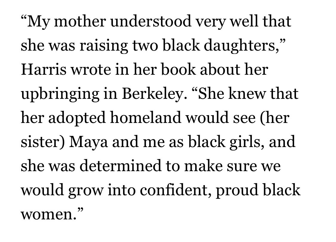 Lots of convo around race + Kamala Harris... lots of fervor rooted in ownership that wasn’t here last year. Yes, Kamala is mixed with South Asian. Acknowledge that. But, again, many things can be true at once: Kamala is Black. It’s ok to say that without a whatabout to follow.