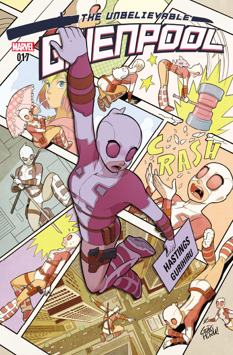 Gwenpool!Listen, I know some people might not like for totally fair reasons but I can't really do this thread without including it. By far the most interesting use of meta-writing in Marvel by far and the art by Gurihiru is just charming while also going nuts by the end!