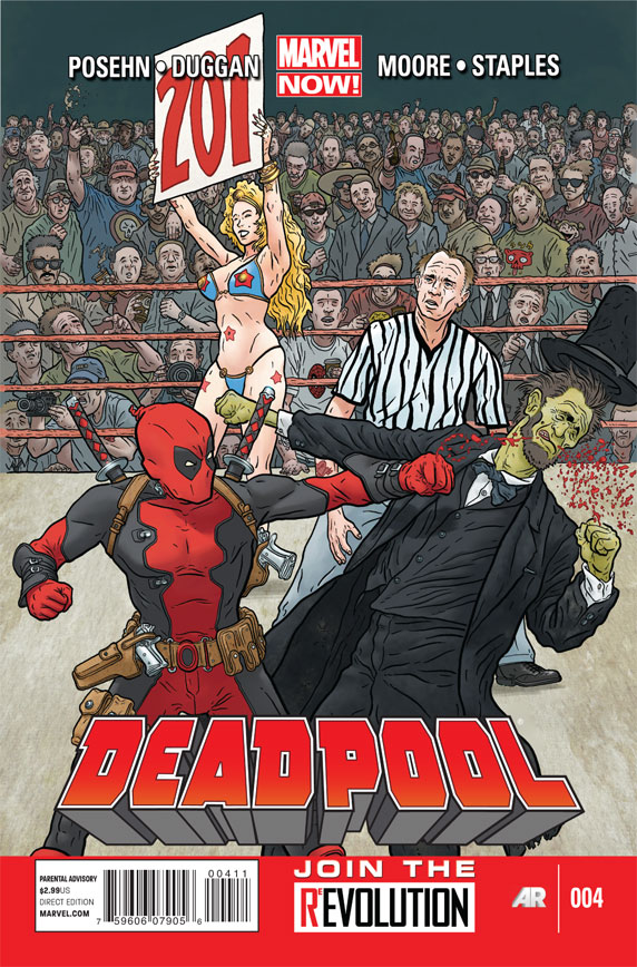 Deadpool!Duggan and Posehn's run is my favorite mostly because they get that you can't just do jokes all the time.This is probably the most relatable Wade has ever been and there's also a lot of heart in it too while also delivering bizarre stories too!