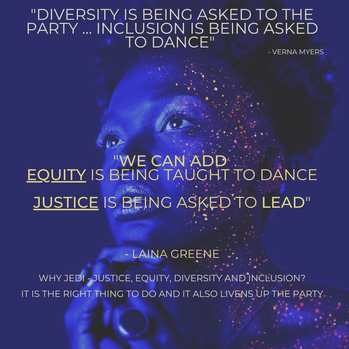 Justice, Equity, Diversity and Inclusion - are you a JEDI champion