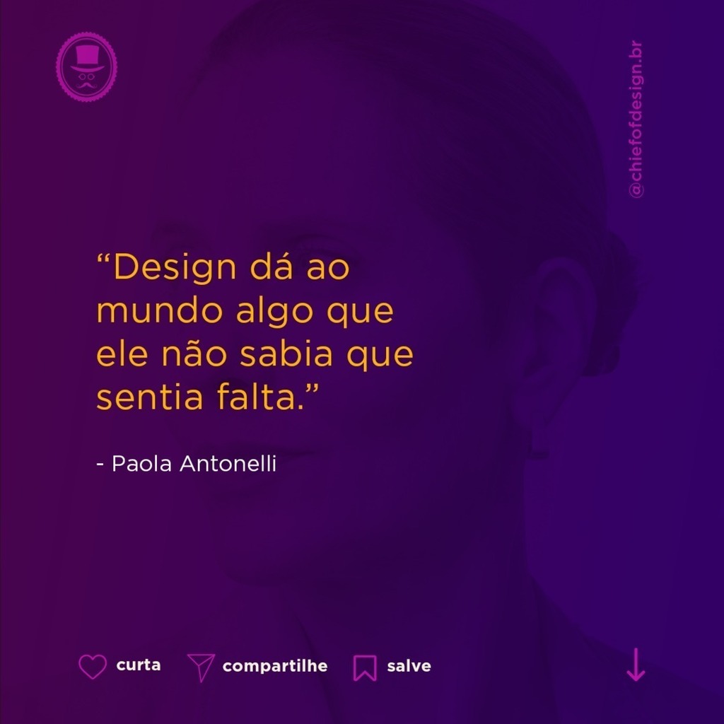 ChiefofDesign's tweet photo. “Design dá ao mundo algo que ele não sabia que sentia falta."
.
by Paola Antonelli
.
#design #criativo #frasesinspiradoras #designdeproduto #designer #graphicdesign #designlife #designgrafico #chiefofdesign #dsgnbr #lovedesign #uidesign #uxuidesigner #arte #graphicdesigner #… https://t.co/kKhJPusJyT