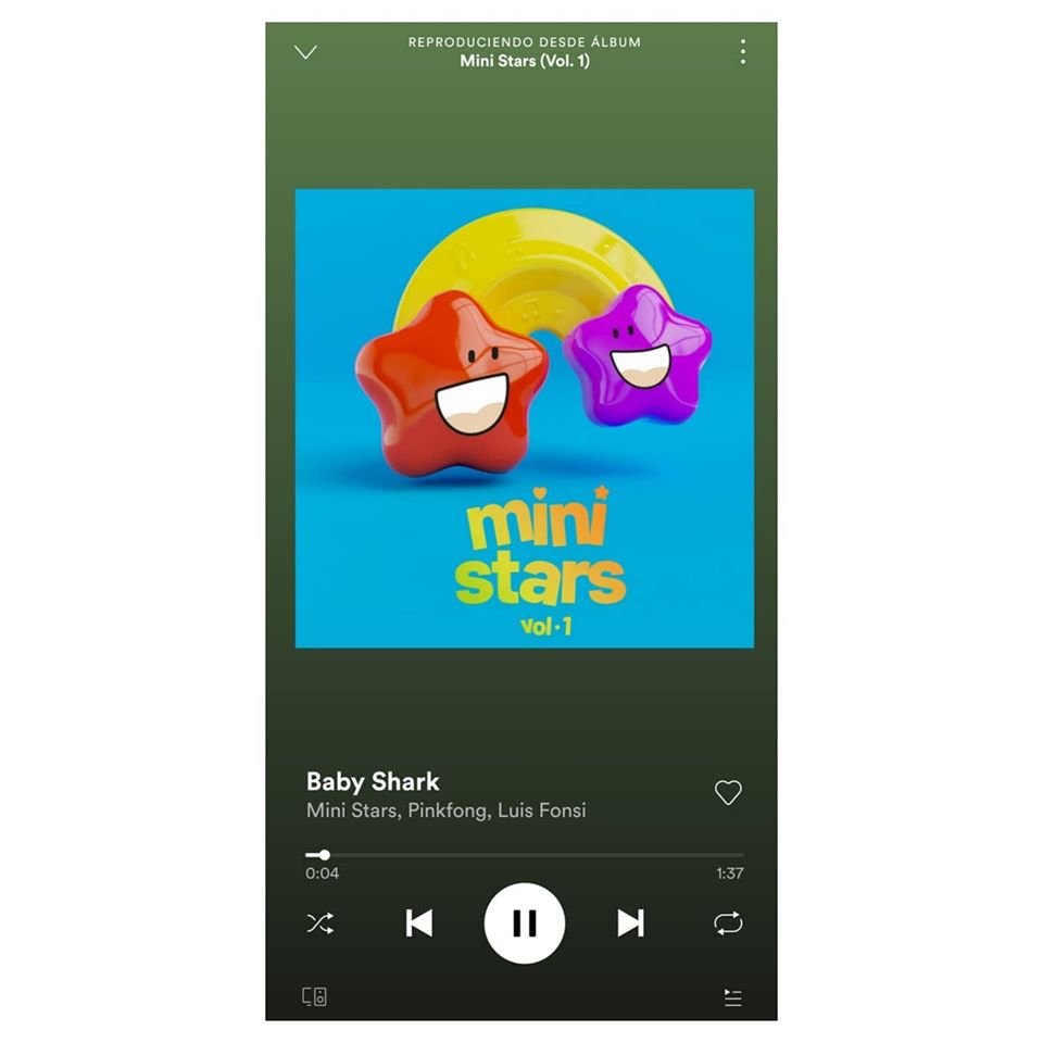 No te pierdas el nuevo CD de <a href="/ministarsmusic/">Mini Stars</a> versión 2020 con la versión de #BabyShark de #LuisFonsi 🦈⭐ y ¡a bailar 🥳!

▶️ open.spotify.com/track/3aAp2q2c…

<a href="/Fonsisangels/">Fonsi's Angels Arg</a>