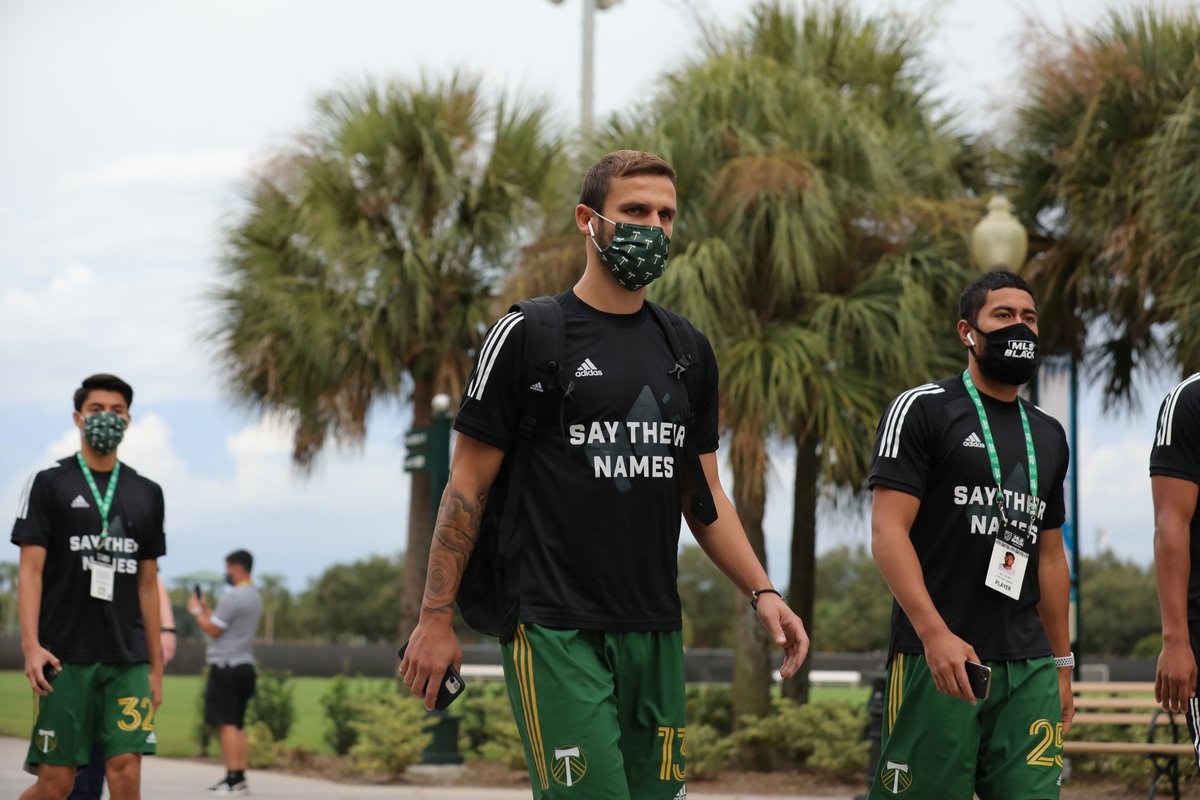 TimbersFC's tweet photo. We have an announcement to make:

Say Their Names. #BlackLivesMatter https://t.co/rpue9t8ccx