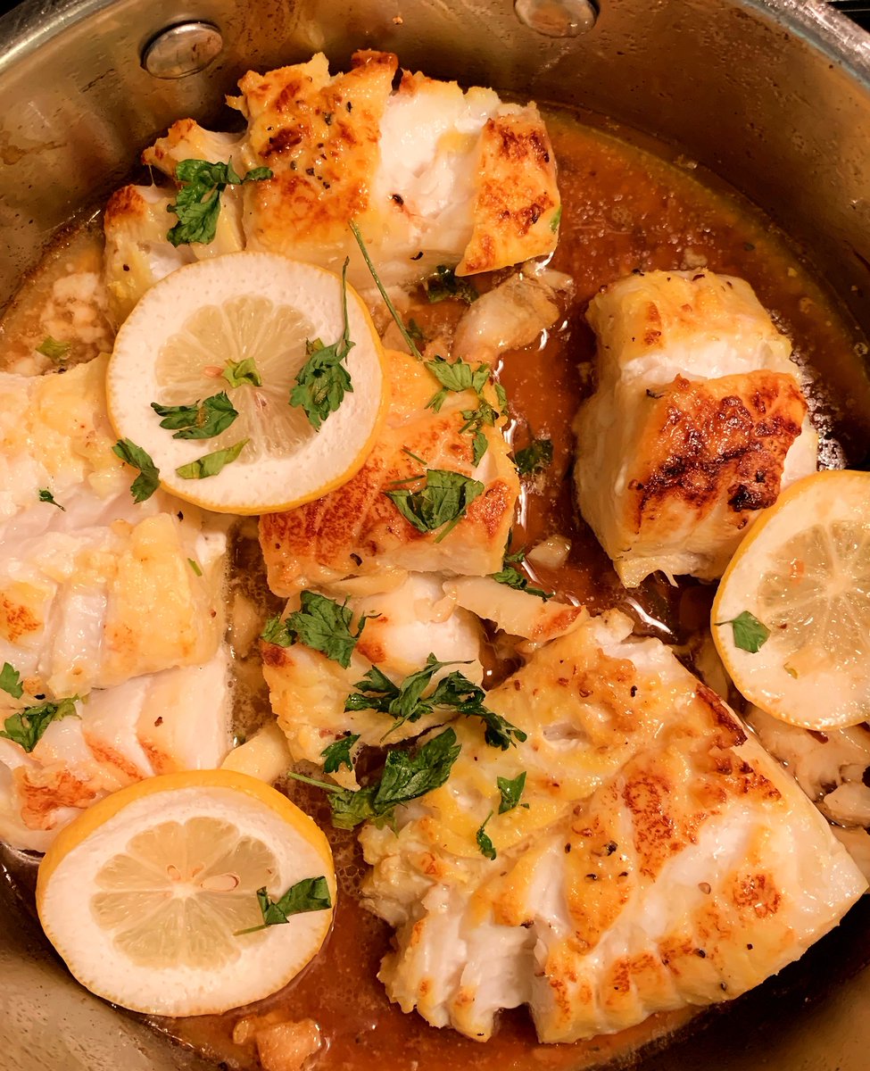 shaysjourney1's tweet photo. Who's hungry?? Maybe try my Pan-Seared Buttered Lemon Cod recipe! 😋 https://t.co/o5DRzRjbbO https://t.co/zn9OoZTJ9r