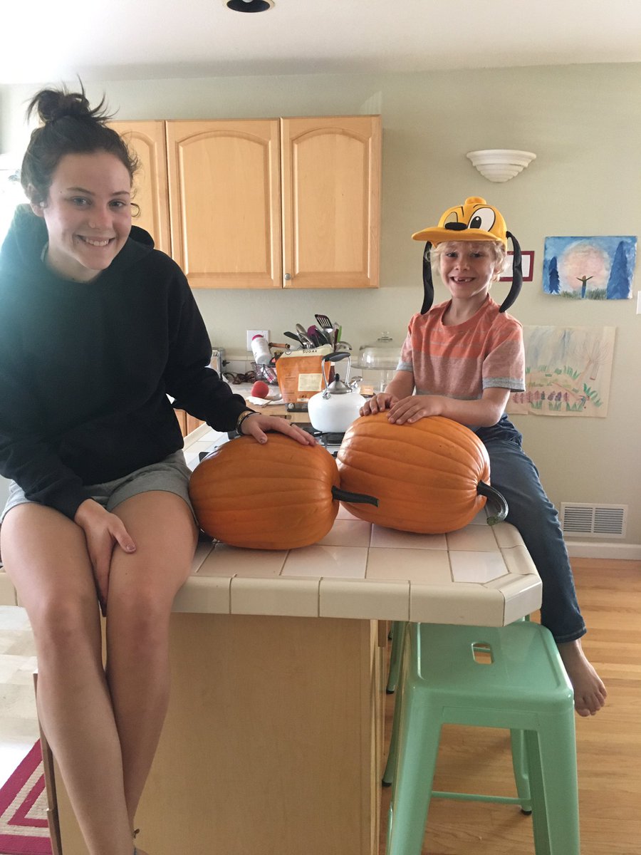 My daughter grew these pumpkins in our yard. It’s a little early but they are ripe!
(Those are my 2 grandchildren) ❤️
#pumpkins #grandchildren