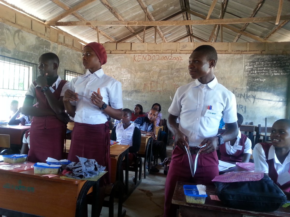 AfrYPoD's tweet photo. In commemoration of #AfrYPoDat5 &amp; also in celebration of #IYD2020, we will take you down memory lane through project of Global Impact  we have done over the years.

Teachers Sensitization/Workshop for-Peer Educators to End #FGM in Ebonyi State.
(1st-9th June 2017)

#AfrYPoDat5 https://t.co/aV5FqafARV