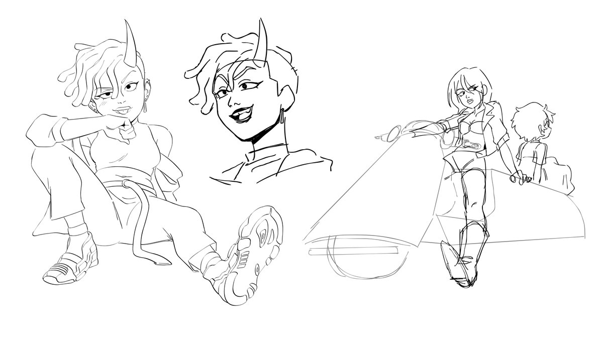 sketch dump! some are WIPs i probably won't finish and some are just doodles 