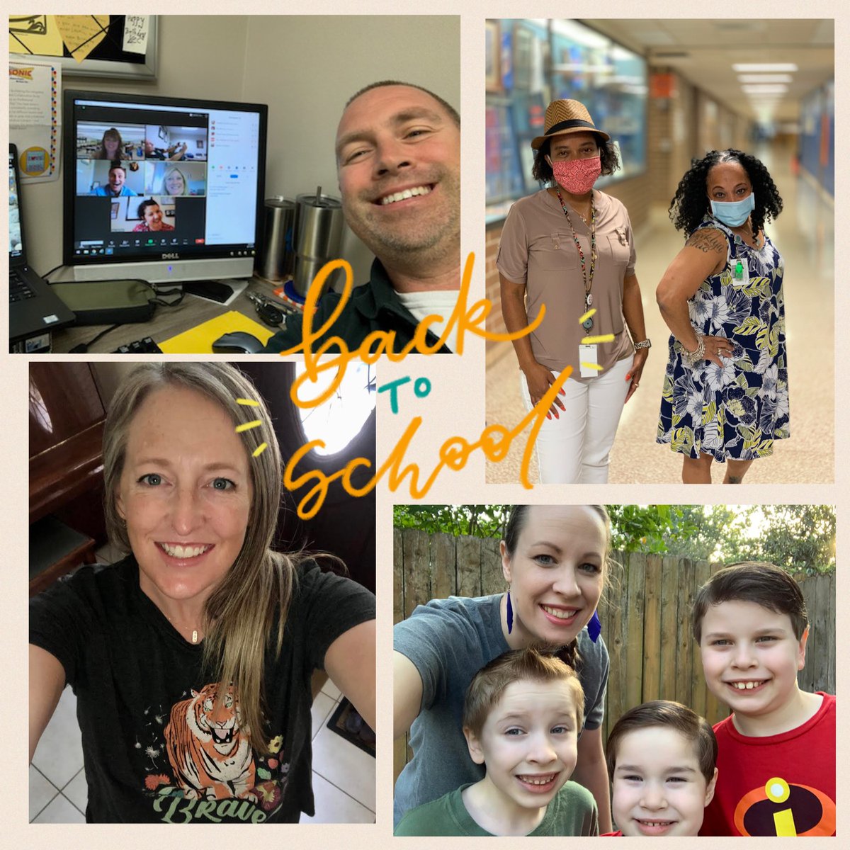 HumbleISD_AMS's tweet photo. From our Tiger Staff, Happy 1st Day of Online School! 💻

We missed our students physical presence today but know that WE are here &amp; working for Y-O-U. Together, we can do this! 📚

Teachers, “Today You Lead The School, Tomorrow Your Students Will Lead the World” 🌏 #AtascaTigers https://t.co/oCVJRtnmKT