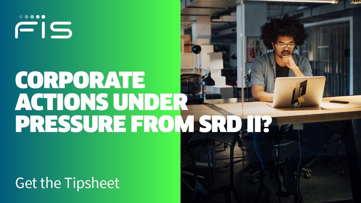 FisnyTalent's tweet image. Get our tips on adapting your workflow and processes for optimal #corporateactionsprocessing under #SRDII: 
spr.ly/6011GirUd