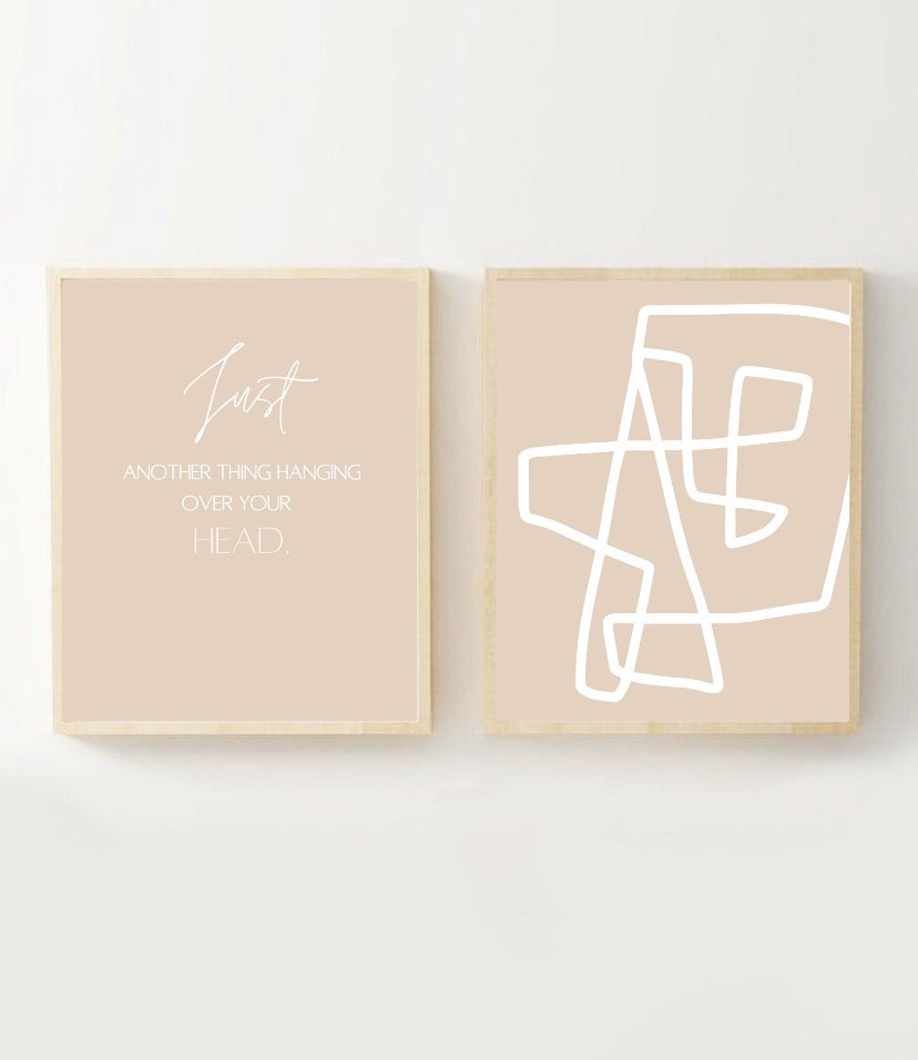 NermaArt's tweet image. #etsyshop  #justanotherthinghangingoveryourheadquote #abstractprintable #digitalart #neutralcolors #homedecor #homedecoration #digitaldesign #singlelineart #oneline #wallartforsale