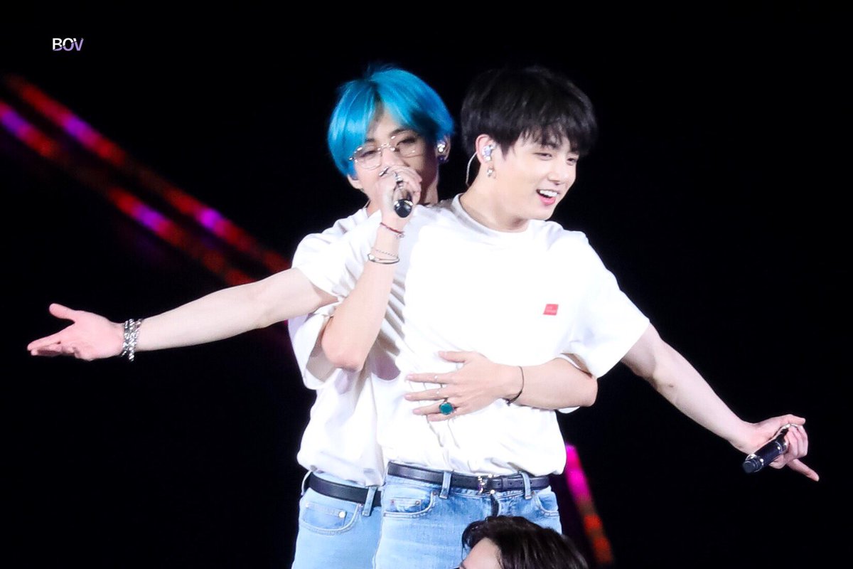 2019~ (i love blue and black haired taekook idk why )