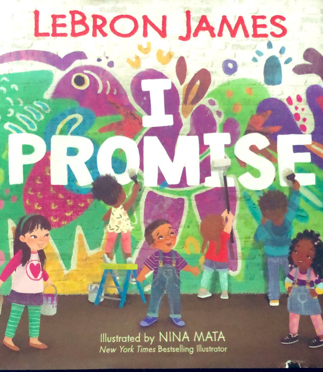 Finally received my copy of “I promise”! I can’t wait to share this with my students as we create our classroom charter #teachers #edchat #SEL #LeBronJames