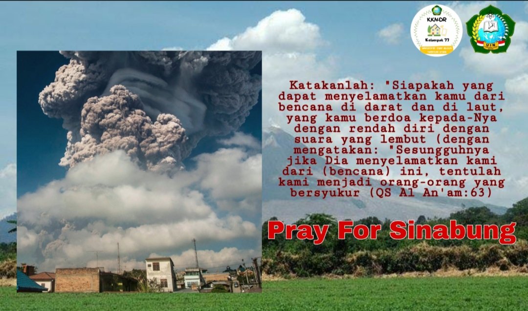 PaneUly's tweet photo. Tidakkah Allah memberi suatu bencana agar kita senantiasa mengingat-Nya serta bermuhasabah diri dengan apa yg telah kita lakukan ???? #prayforsinabung
.
.
 @KKNDR77UINSU https://t.co/Mm3YlzAXec