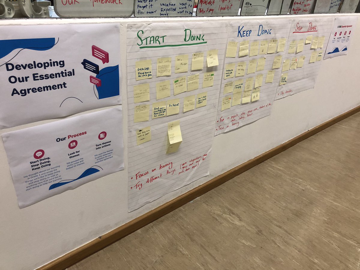 classgrundy's tweet photo. Developing a meaningful essential agreement can be difficult for upper primary kids who have been through the process many times. This process was quick, easy and meaningful as it drew upon students’ prior experiences. #ibpyp #pyp #CISprimary @bgrundy https://t.co/KcOIXs0eyS