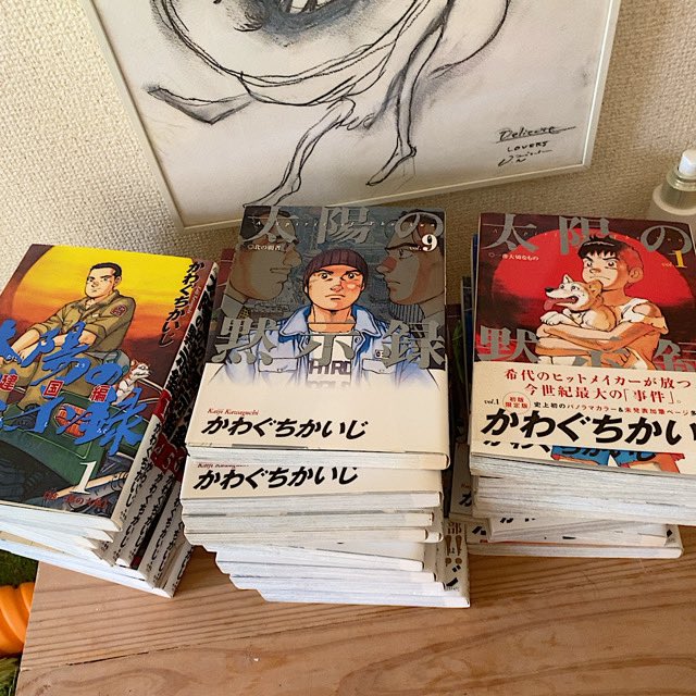 さお かわぐちかいじ 太陽の黙示録 全巻入手 コロナになったとき この漫画のこのシーンが思い浮かんだ 首都直下地震と津波と富士山噴火で琵琶湖を境に日本列島が分断されて 北日本をロシアか中国 南日本をアメリカが支援という名目で実質国家の分断