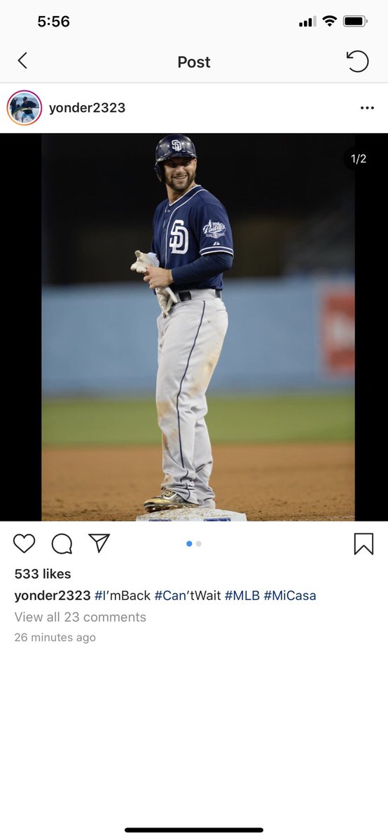engragc's tweet image. What’s this about? Is he moving in with his brother in law? #PadresTwitter #Padres