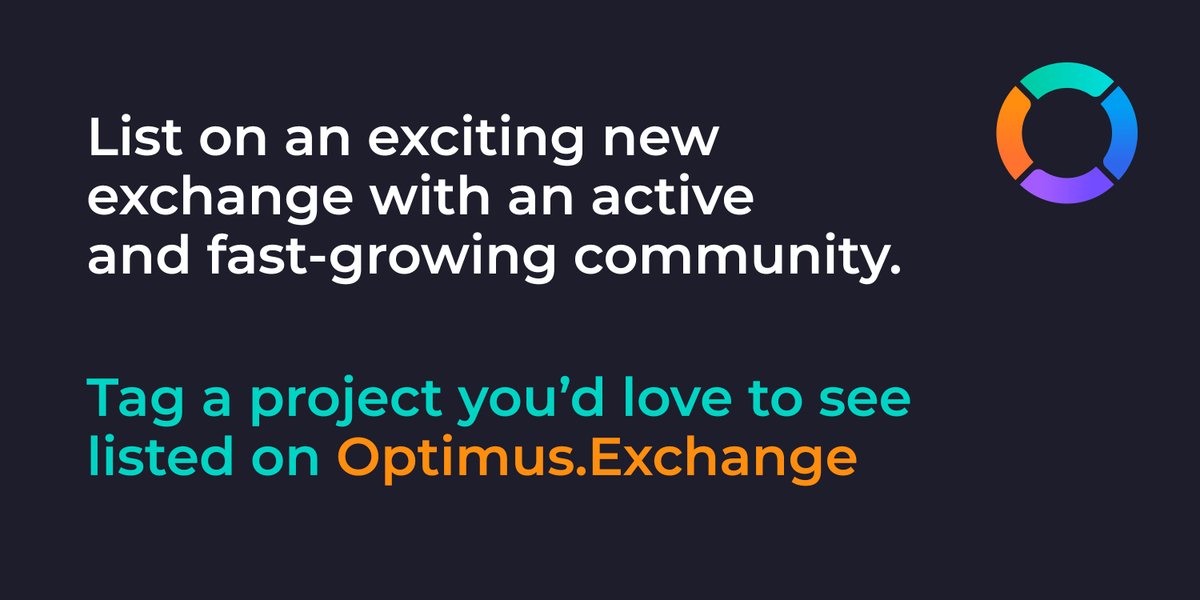 We'd love to take on more listings of some new or established projects looking to grow their community. We've got some very unique and beneficial listing features ready to help you 🚀
Tag a project below who might be up for a new listing! #crypto #cryptoexchange #cex #listings