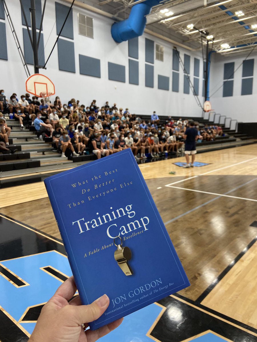 PVSharksFB's tweet photo. Huge thanks @JonGordon11 for speaking to the PV FB team today!  Incredible message on mindset, optimism, belief and focus.  Transformational.  #gosharks https://t.co/9da87SBMEn