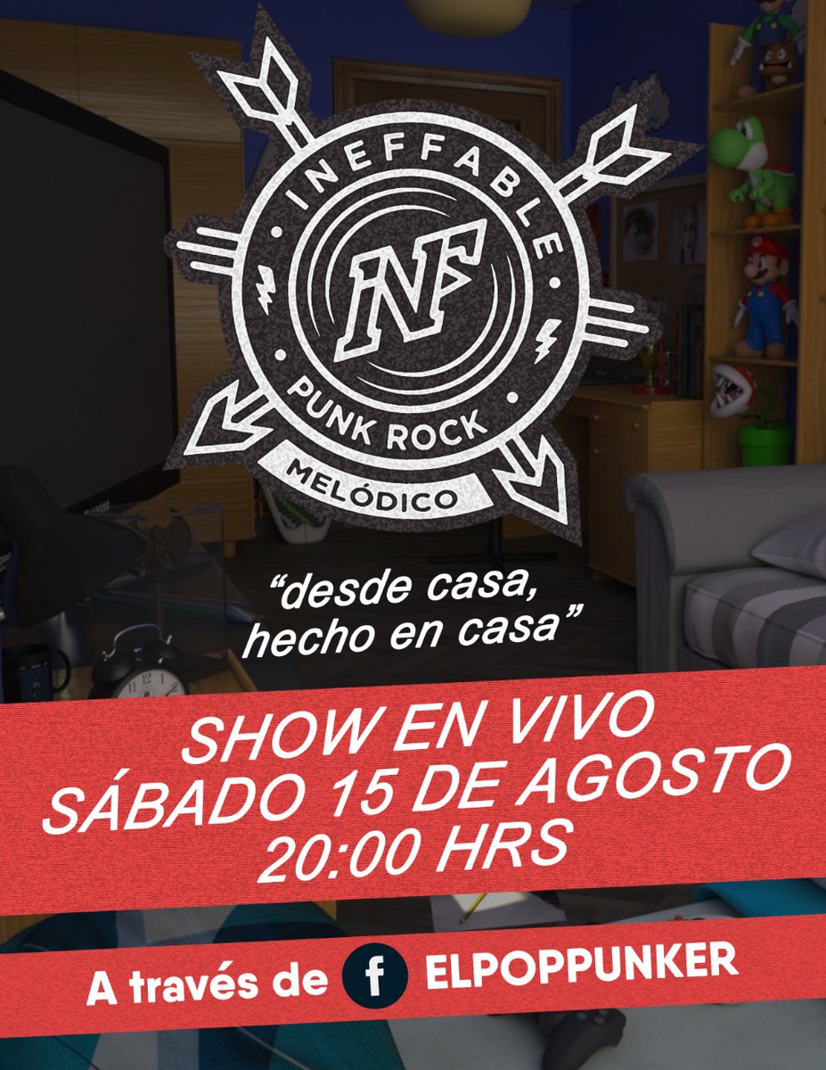 Nos vemos este sábado en el Facebook de el poppunker!!!! 

facebook.com/elpoppunker/

Compren sus chelas 🤩🤩🤩