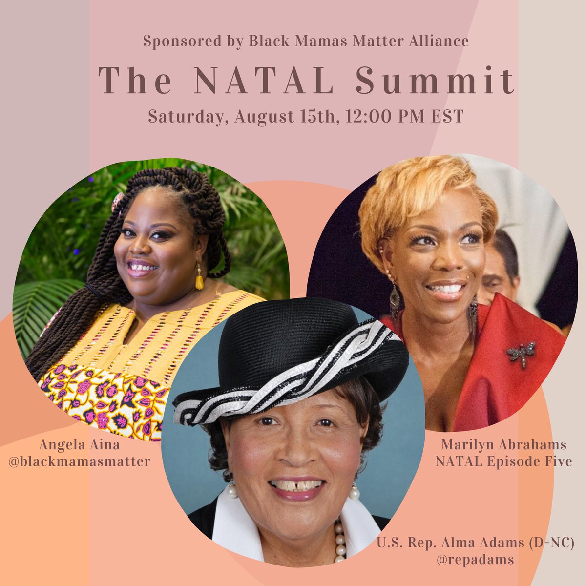 Now that @SenKamalaHarris is the Democratic VP nominee, what does it mean for the future of Black maternal health? Join us this Saturday 8/15 at #TheNATALSummit as we explore all of this and more with <a href="/RepAdams/">Rep. Alma S. Adams, Ph.D.</a>, <a href="/BlkMamasMatter/">Black Mamas Matter Alliance</a>, and more. Register today! natalsories.com/summit
