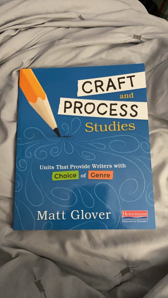 Mrs_Coan's tweet image. So excited to start a book study with @CarrieHepburn ! Can’t wait for my writing instruction to grow! #livelonglearner #bookstudy #craftandprocessstudies #mattglover #elateacher #middleschoolteacher