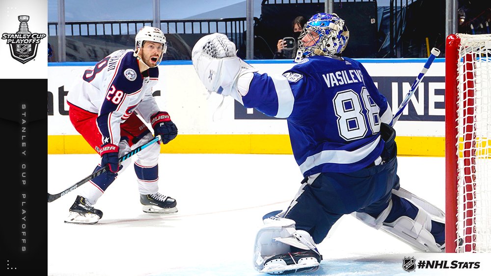 NHL - The detail in this Nikolai Khabibulin and Andrei Vasilevskiy drawing  😲 #MyPlayoffsMoment Tampa Bay Lightning vs. New York Islanders at 8 ET on  NHL on NBC Sports, Sportsnet and TVA