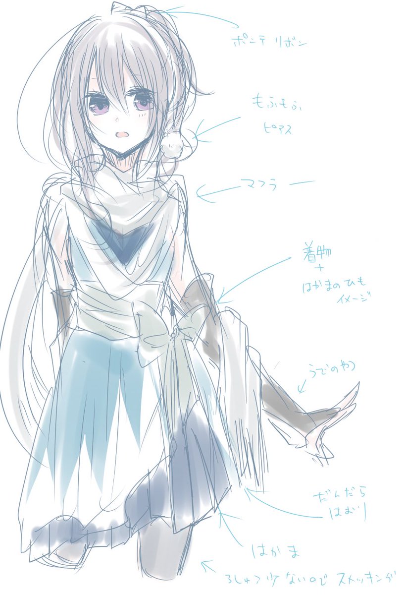 過去の近侍ドレスのやつ お気に入り 堀と安はモチーフ多いから盛りやすい 桜井 のイラスト