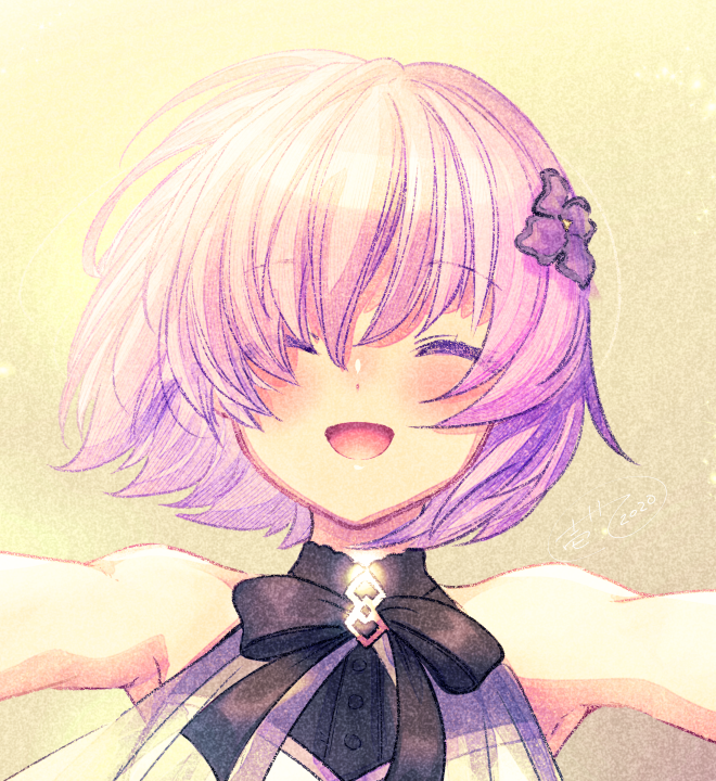 マシュ・キリエライト(Fate) 「5周年記念アニメとても良かったです。マシュKAWAII……✿ 
#FGO #FG」|壱十九 / illustratorのイラスト