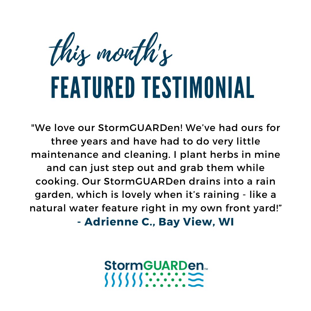 A big thanks to Adrienne for the very kind words. We’re so glad you and your family have been enjoying your garden system! 🙌
Buy your own #StormGUARDen today at StormGUARDen.com.

#Testimonial #ThankYou #WI #BayView #MKE #Milwaukee #Garden #Gardening #WIGardens