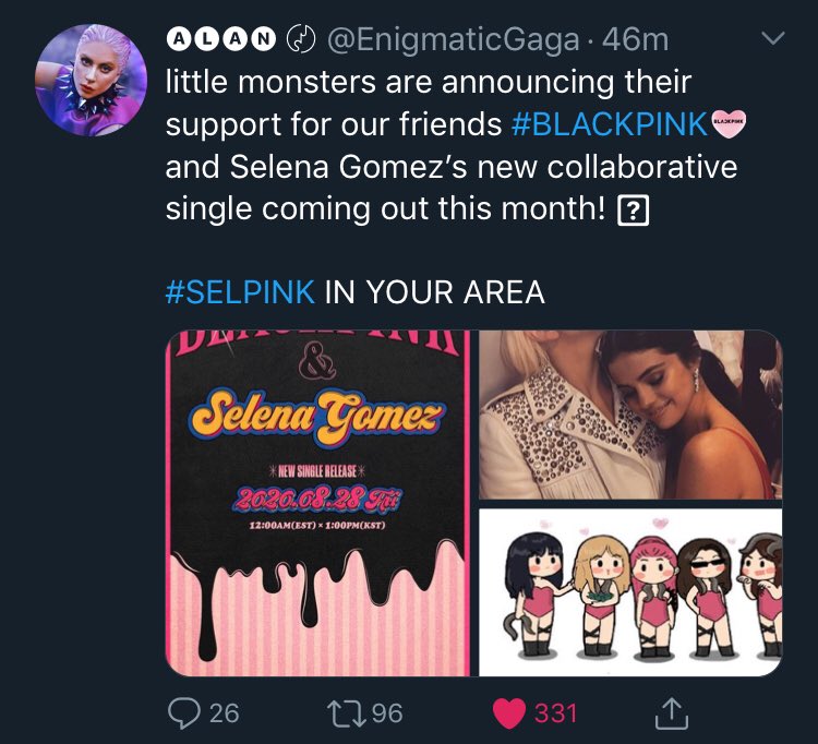 itspinkaster's tweet photo. It’s the way western artists’ fanbases support the collab for me

kpoppies can’t relate     @BLACKPINK https://t.co/BR4MfjVb6k