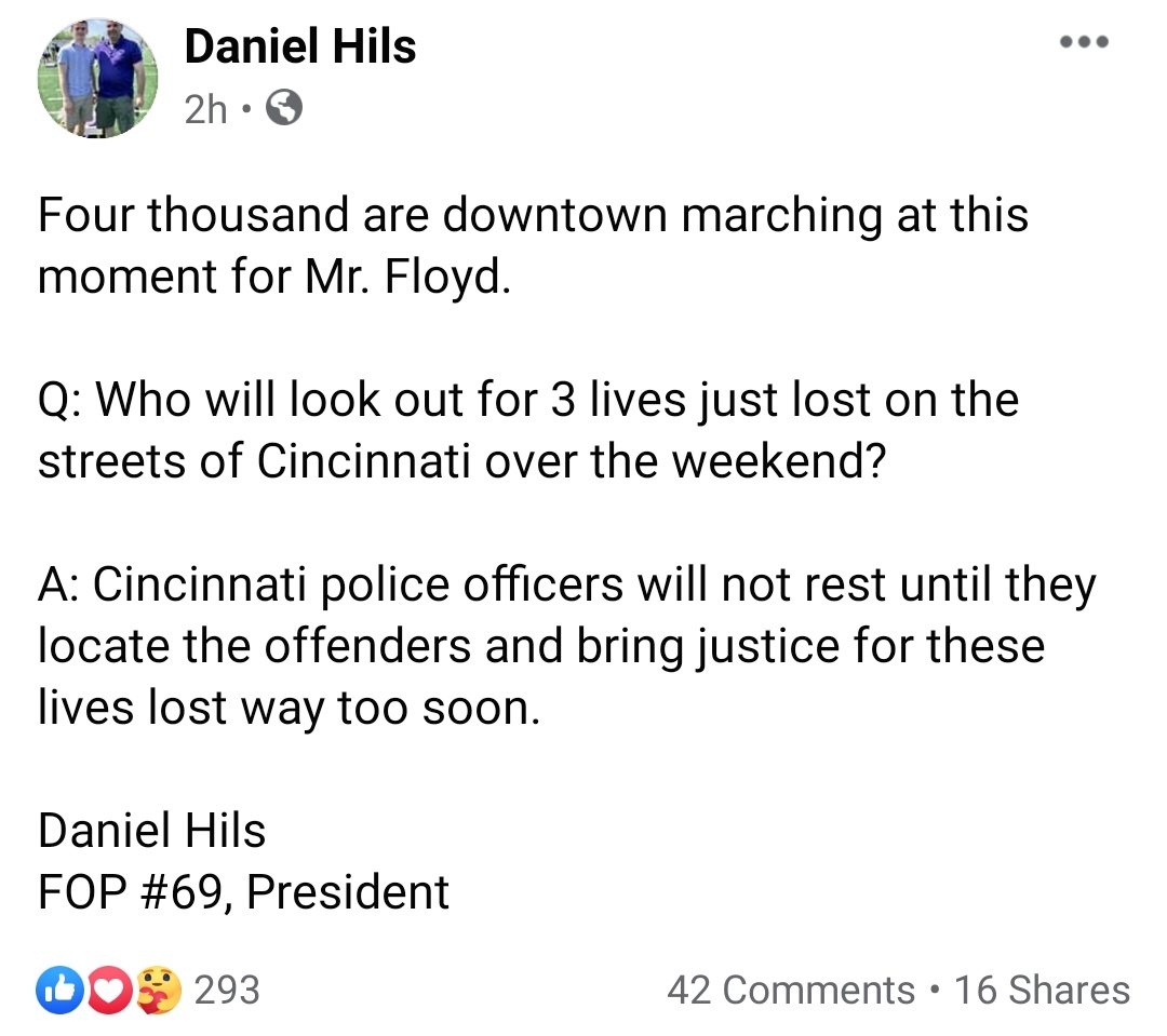 Ah right, Dan. It's not the things you and your fellow officers say online, and the attitudes you have towards groups of people, only that people are taking notice.