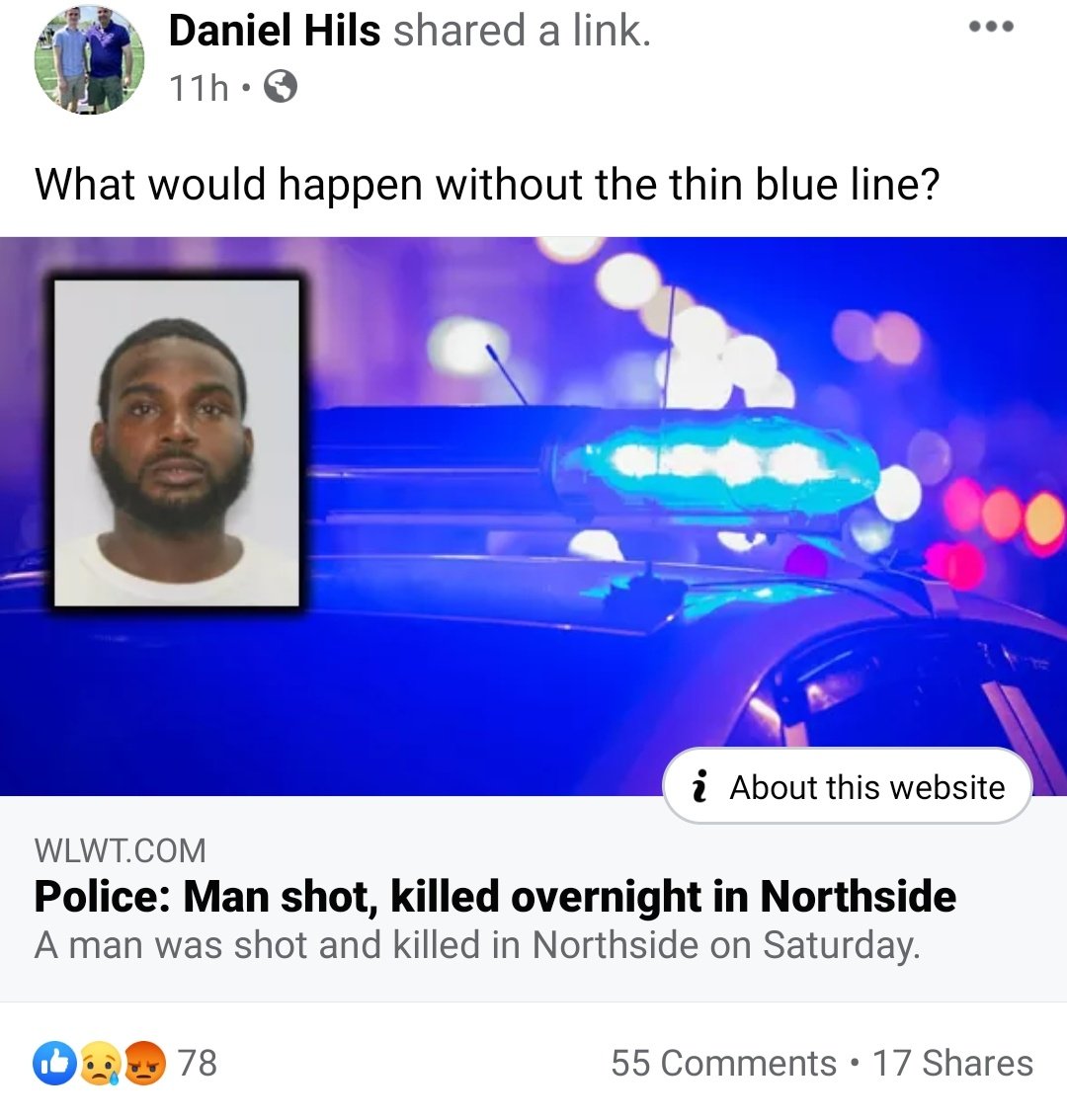 Ah right, Dan. It's not the things you and your fellow officers say online, and the attitudes you have towards groups of people, only that people are taking notice.