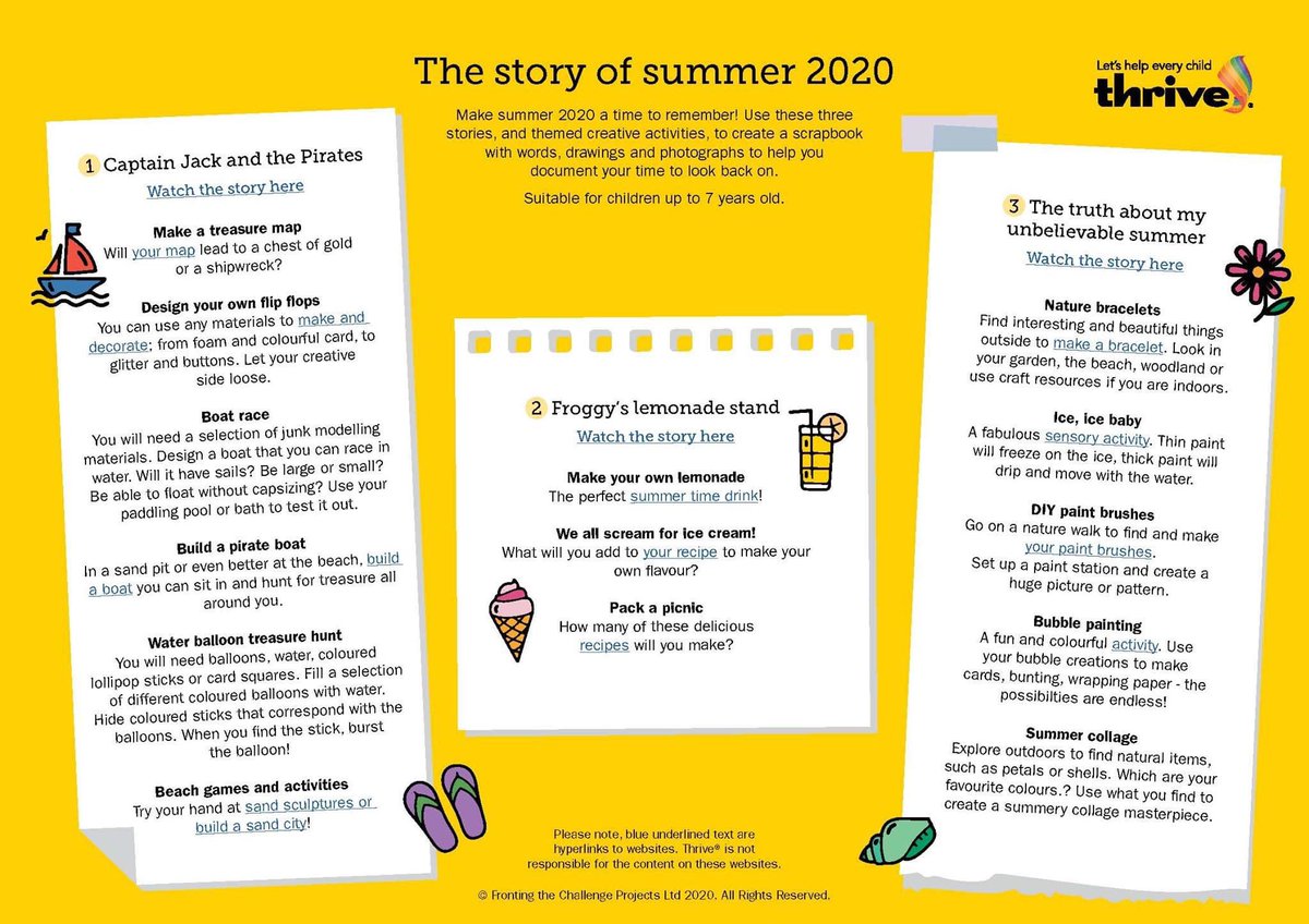 <a href="/Newyorkprimary/">New York Primary School</a> Today doesn’t look quite as nice outside, here are a few ideas for creative writing, play and activities that could fill your day.