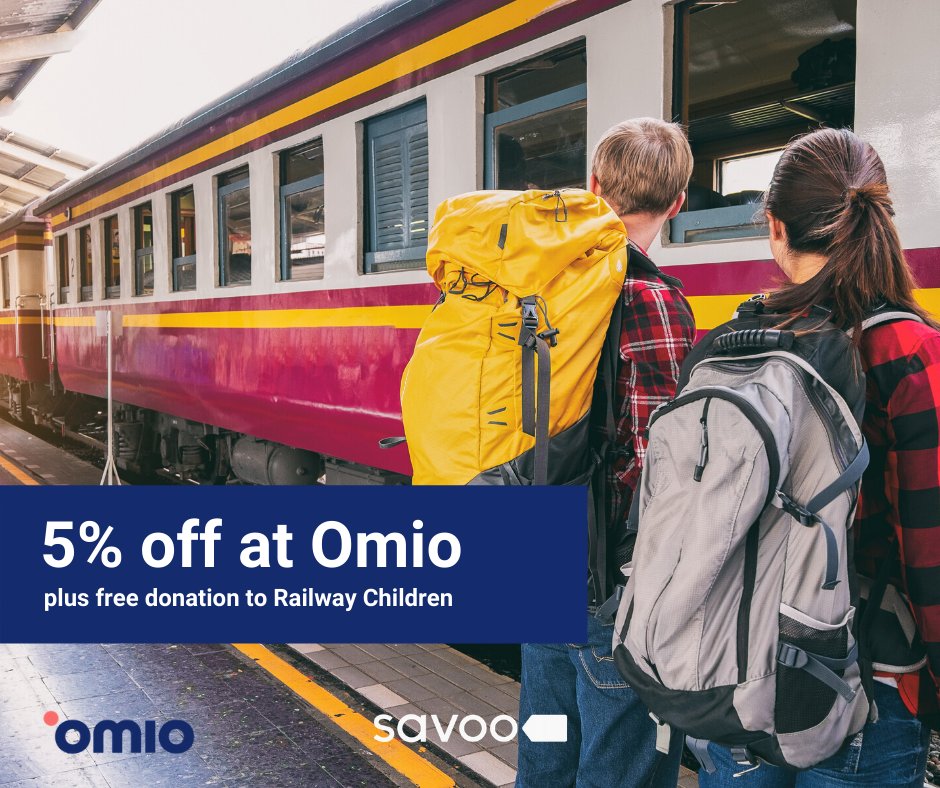 Savoo's tweet photo. Today is #InternationalYouthDay 👫 Raise a free donation for @RailwayChildren when you use our exclusive code for 5% off at @OmioGlobal 🚝 ✈️ ⛺️ ✨

Get code:  https://t.co/EHIKsjbKdB
Valid until 16/8. https://t.co/9yQh4dNrS2