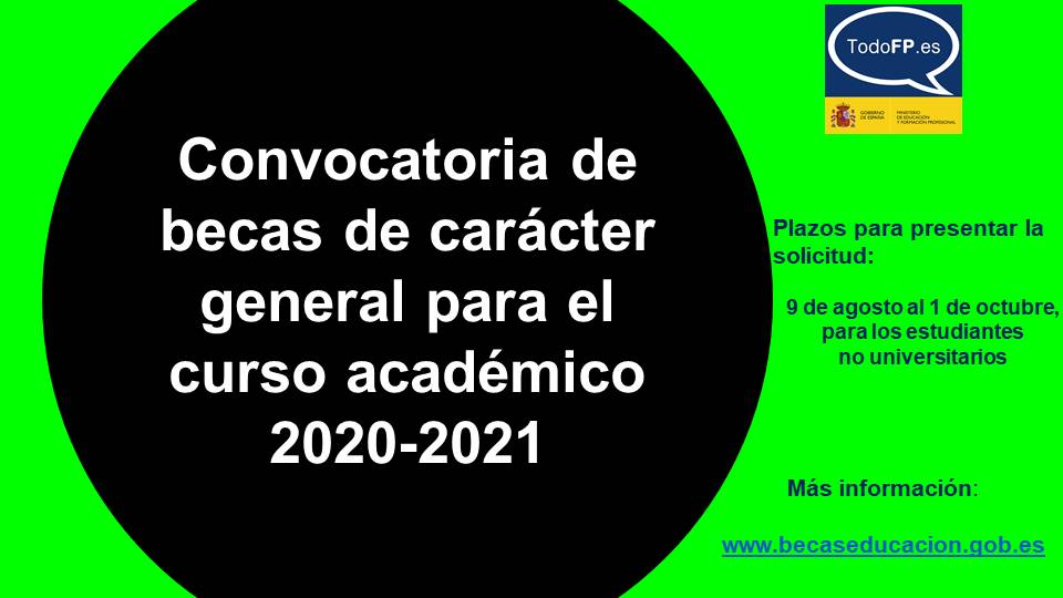 #EstudiaFP Ya está abierto el plazo de solicitudes para las becas 2020/2021 todofp.es/comunes/notici…