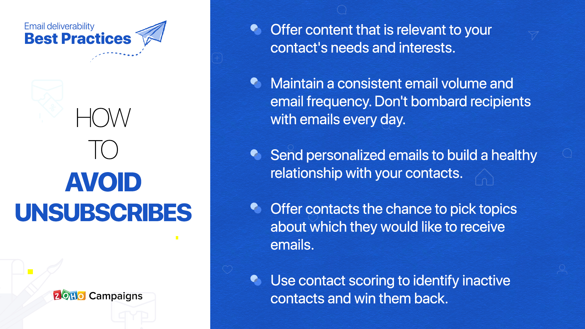 Deliverability Tips / Twitter