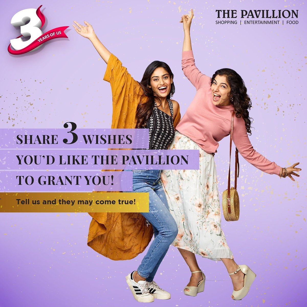 pavillionpune's tweet photo. #ContestAlert 
The genie is out of the lamp, so start sending those wishes in quick! We just might make them come true! 

#3YearsOfUs
#3YearsOfPavillion #pavillionpune #ThePavillion #punecontest #Contest #Anniversary #IndianMalls https://t.co/EkqcKDUXZF