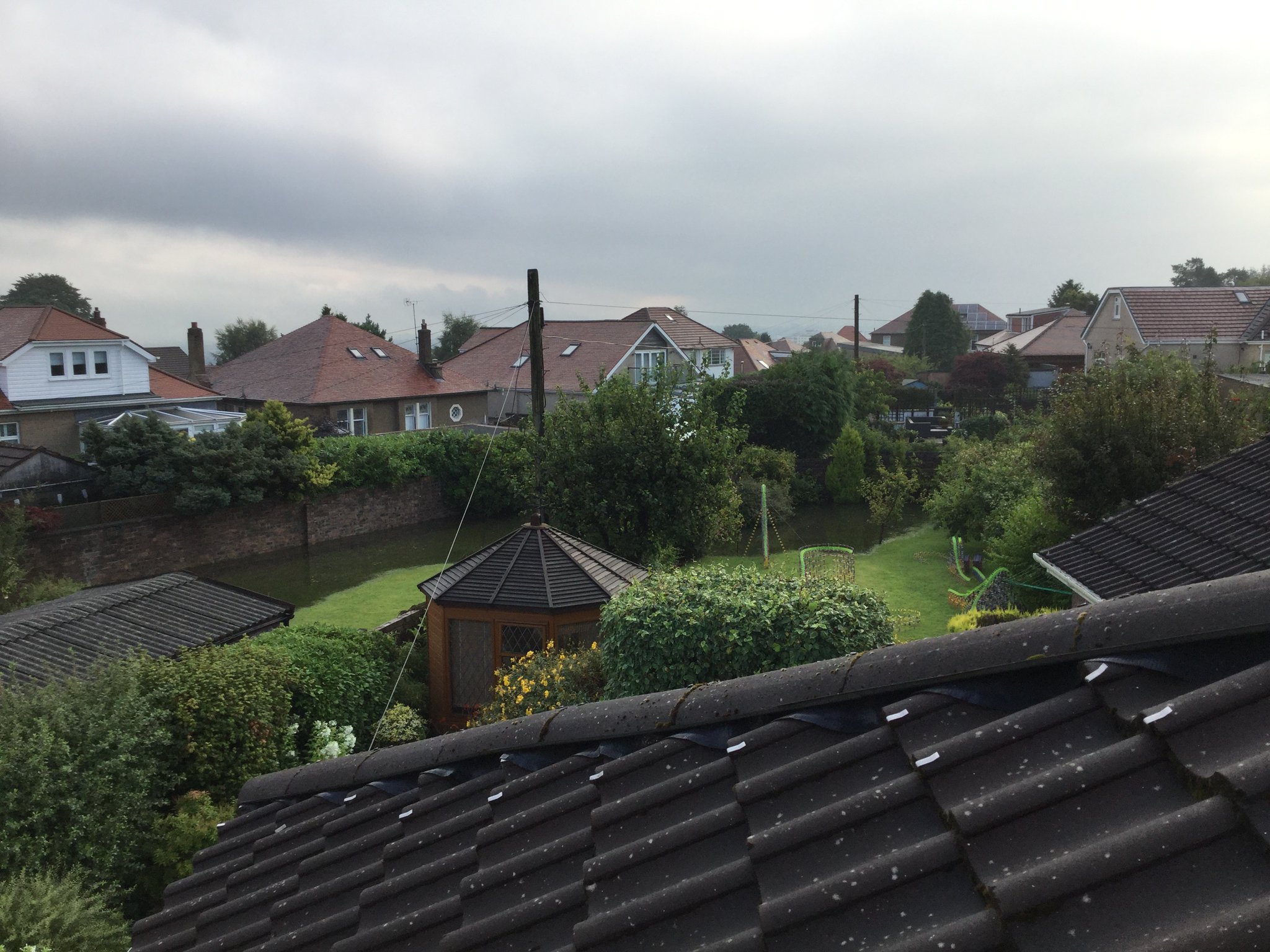 Christopher Whitton on Twitter "The gardens of my house and the one