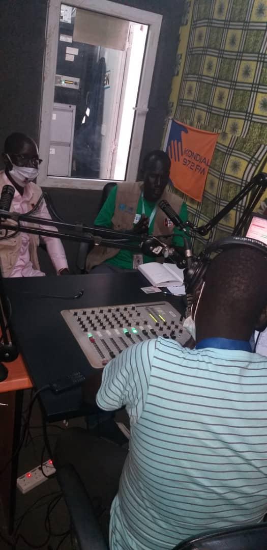 HopeRestoratio3's tweet photo. conducting Radio talk show on #Kondial FM # Raising  awareness on the #KeyProvisions of #petroleum laws and the need for the establishing  #communitydevelopmentcommittee (#CDC) in #Guit &amp; #Koch Counties. And awareness raising on prevention of #Coronavirus. With Support From #NPA https://t.co/VUil2h8oda
