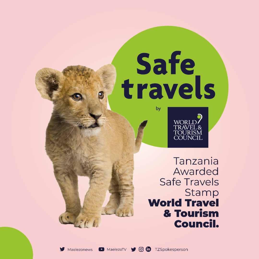 Tanzania is Safe! 
Tanzania awarded safe travel status by the World Travel &amp; Tourism Council / / Tanzania is a safe destination / / @tz_unforgettable <a href="/tanzaniaparks/">Tanzania Parks</a> to <a href="/DestinationTan2/">Destination Tanzania</a>
