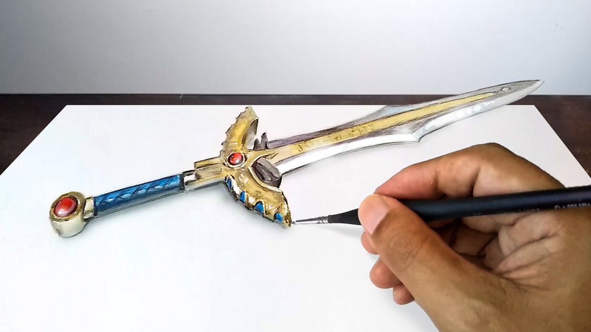 Drawing Studio 118 今日はロトの剣を描きました イラスト好きな人と繋がりたい 絵描きさんとつながりたい アナログ絵描きさんと繋がりたい ドラクエ ロトの剣