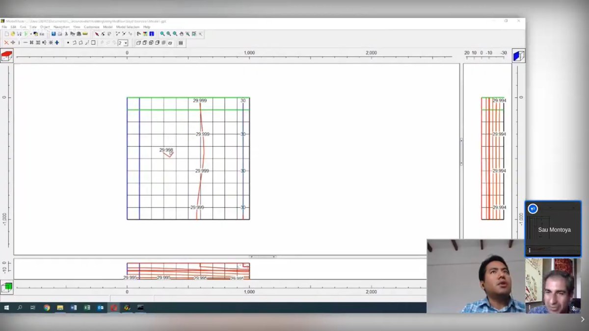 hansakwast's tweet image. Last Monday in the 3rd live class of the open course #groundwater #modelling using #MODFLOW &amp;amp; #ModelMuse by Saul Montoya (@Hatarilabs), we made our first model! Materials and recordings are available at the @ihedelft #OpenCourseWare platform. More info: un-ihe.org/open-course-ih…