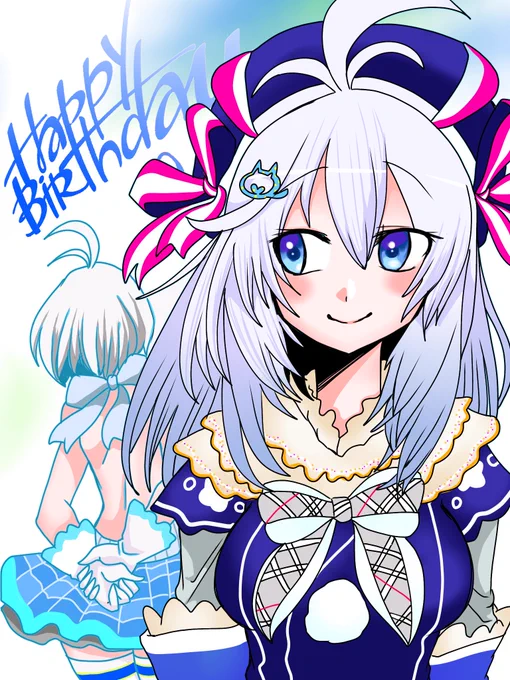 #電脳少女シロ
#電脳少女シロ生誕祭2020 
#SiroArt 
この3年間の中でシロちゃんに本当に沢山の元気をもらいました
三年前の今日、大きな一歩を踏み出してくれてありがとう!シロちゃんのおかげで今がすごく楽しい!シロちゃん!誕生日ほちょにおめでとう!!!!!!??
https://t.co/GapDPIOv0g 