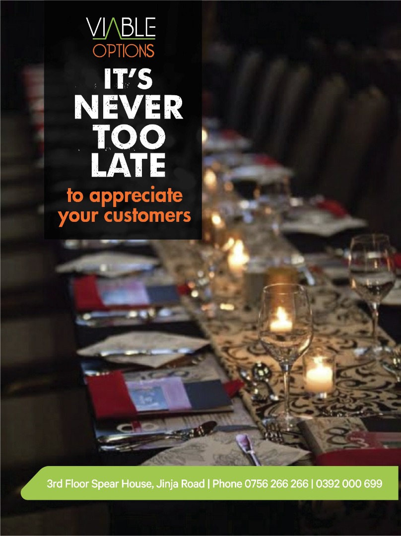 ViableOptionsUg's tweet photo. Customer loyalty has  been truly tested in these covid-19 times! its why your company needs to host your loyal customers to an appreciation dinner.
#ScientificEvents
#ViableOptions https://t.co/E5BzQ4DXWV