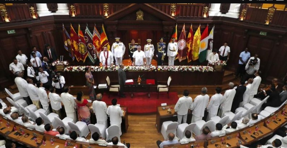 Sri Lanka Tweet Auf Twitter The New Cabinet Will Be Sworn In Today Aug 12 At The Auditorium Magul Maduwa In Kandy 28 Cabinet Ministers And 40 State Ministers To Be