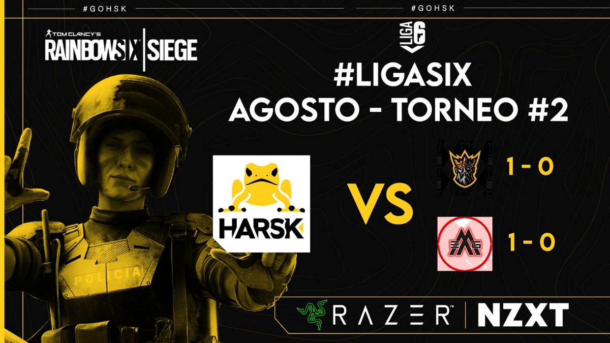 HarskArmy's tweet photo. Estos son los resultados del día de hoy en la #LIGA6MX 
#JumpHarsk🌴  
GGs @RoyalGamingMX @EmGEsports_ Nos vemos el próximo martes! https://t.co/DrH8u9mKyt