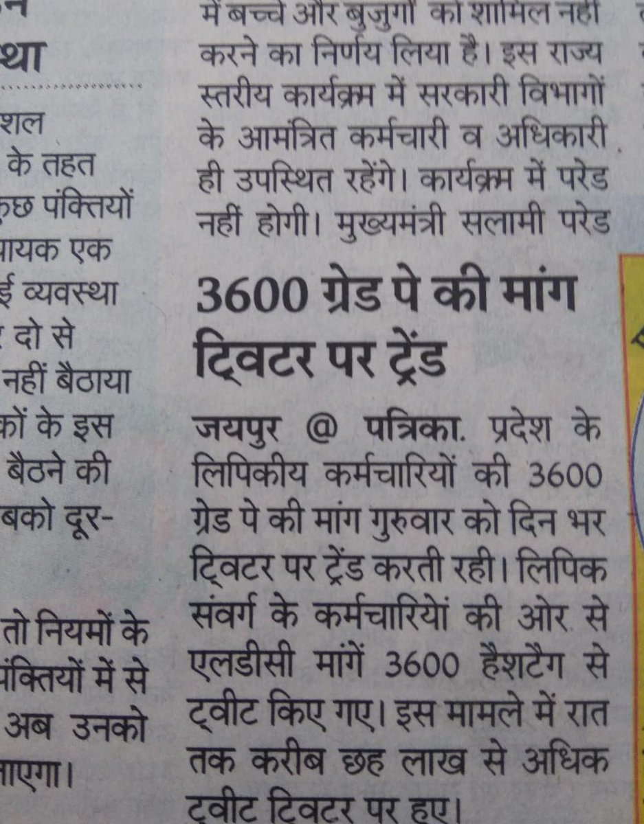 Rajveerchandora's tweet photo. #LDC_3600GP_राजस्थान  Plz Support @zeerajasthan_ @PatrikaNews @ashokgehlot51 @SachinPilot @SpurdhaOfficial @Upenyadav75 @KrishnaPooniaIN https://t.co/S4XwBGHuJQ