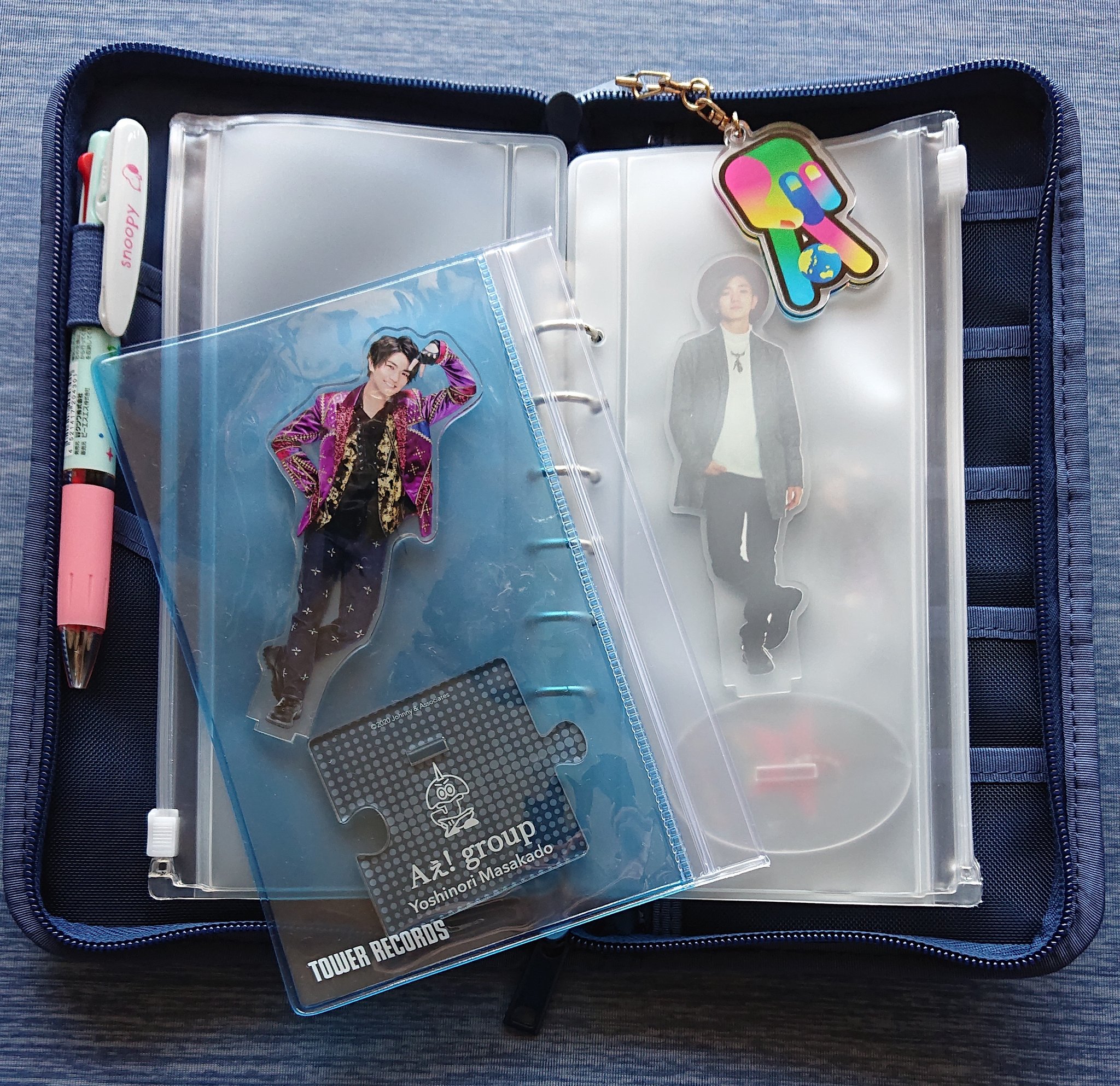 いっちゃん 無印のパスポートケースと タワレコのアクスタケース サンリオも可愛いけど たくさん持ち歩くにはこれがいいかも 無印のはフォロワーさんが教えてくれたの